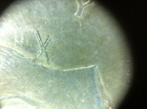 1964-Kennedy-Silver-Half-Dollar.what-Are-These-Marks?